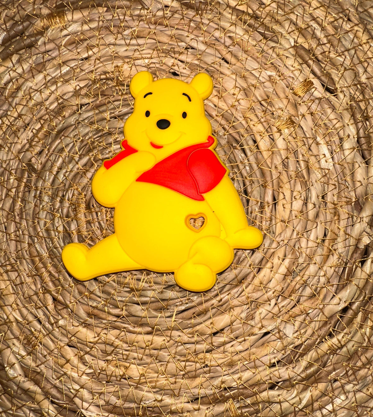 Mordedor Winnie The Pooh para Bebé - Silicona Segura y Libre de BPA