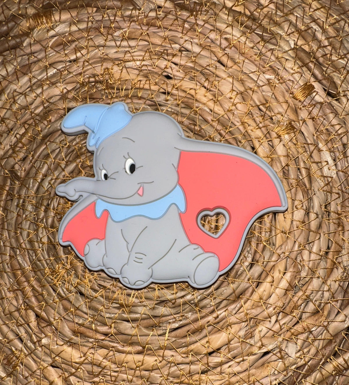 Mordedor Dumbo Azul para Bebé - Silicona Segura y Libre de BPA