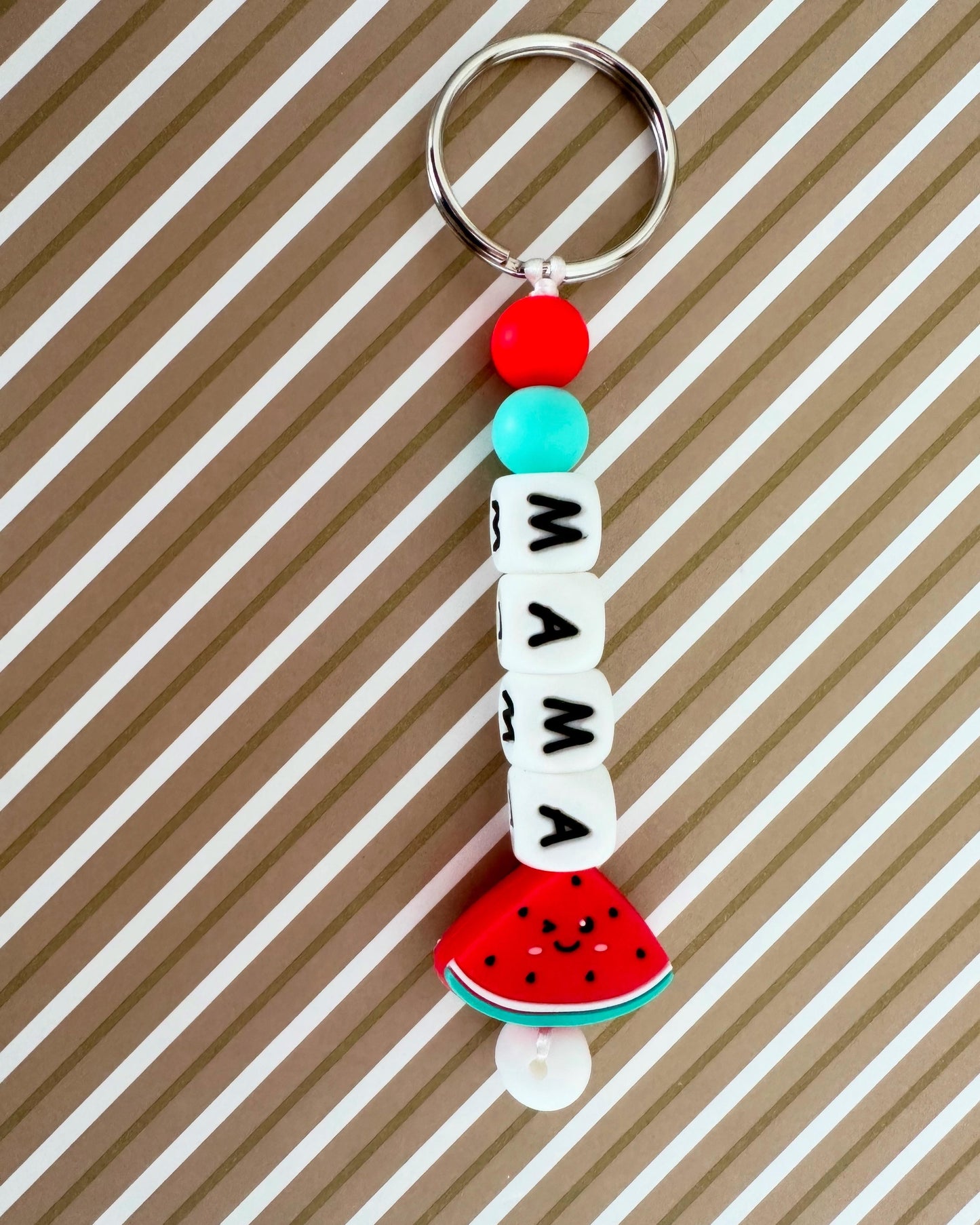 Llavero Personalizado Sandia – Silicona Segura, Resistente y Libre de BPA