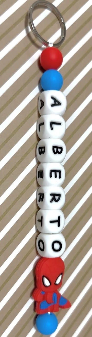 Llavero Personalizado Spiderman – Silicona Segura, Resistente y Libre de BPA