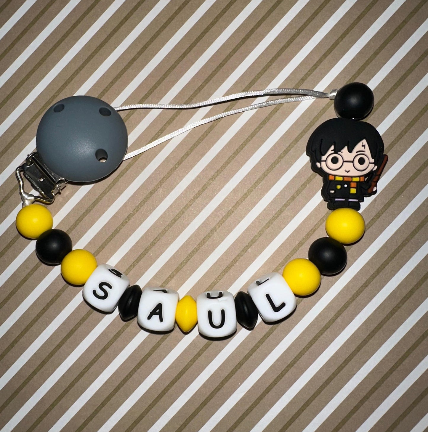 Chupetero Personalizado Harry Potter para Bebé – Silicona Segura y Libre de BPA