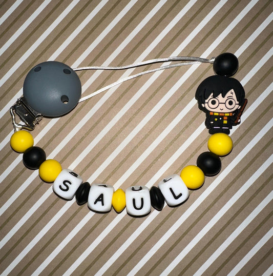 Chupetero Personalizado Harry Potter para Bebé – Silicona Segura y Libre de BPA