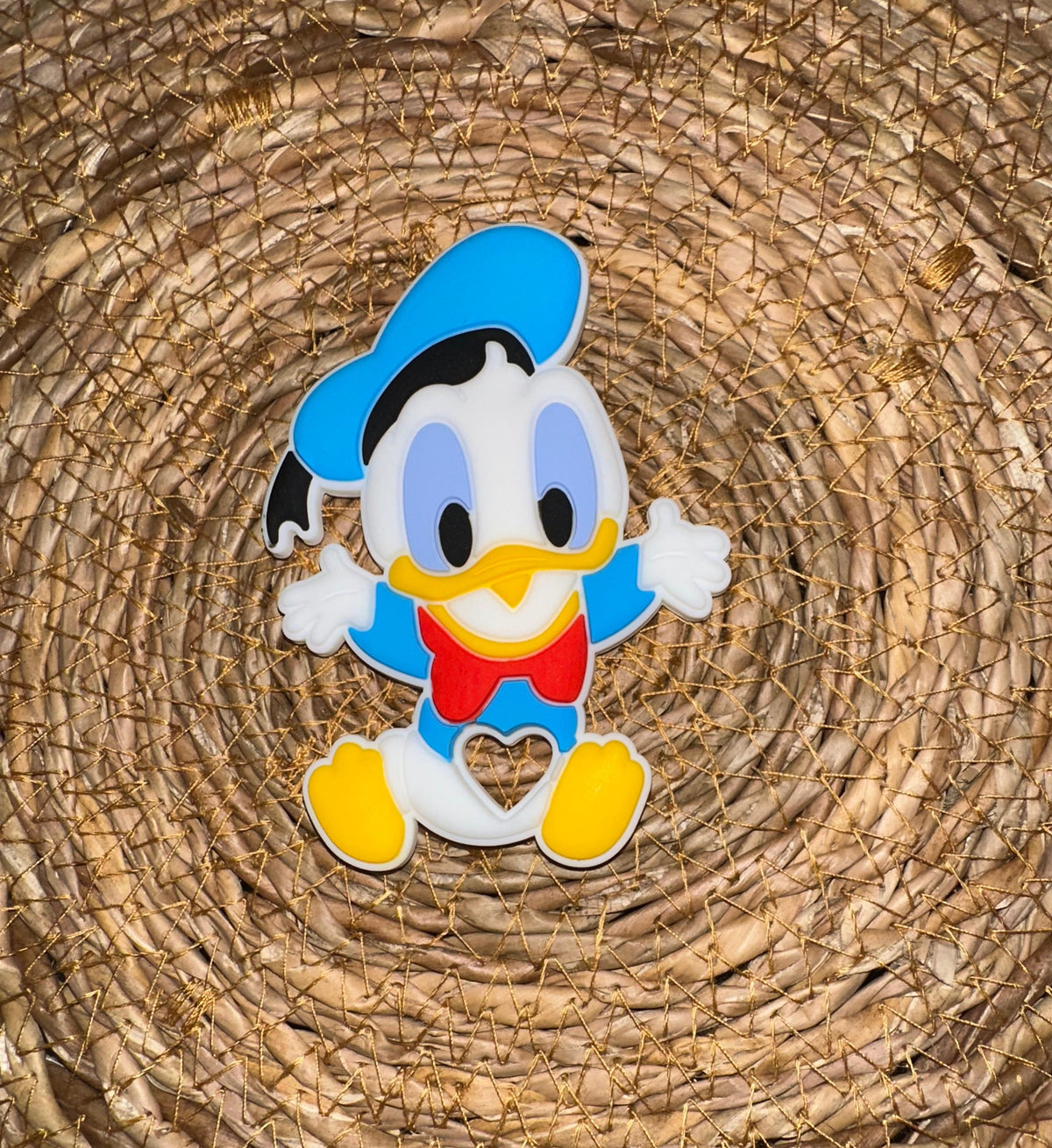 Mordedor Pato Donald para Bebé - Silicona Segura y Libre de BPA