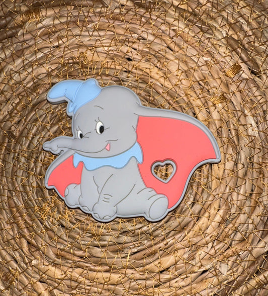 Mordedor Dumbo Azul para Bebé - Silicona Segura y Libre de BPA