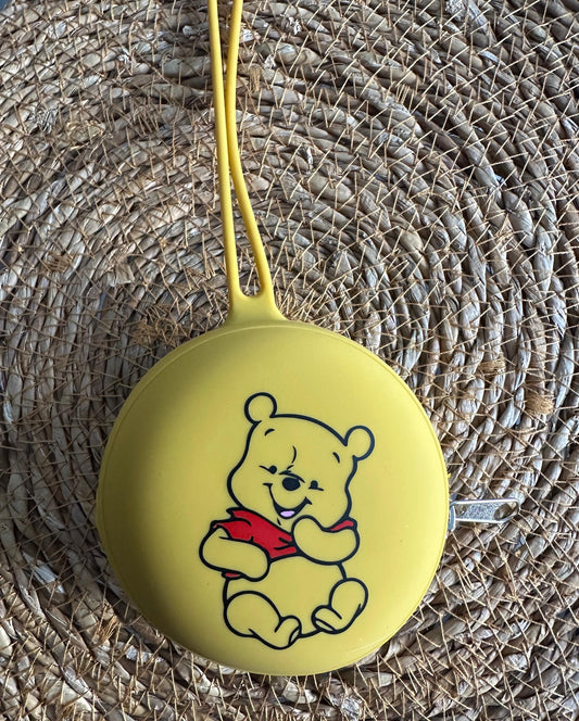 Portachupetes Winnie The Pooh para Bebé - Silicona Segura y Libre de BPA