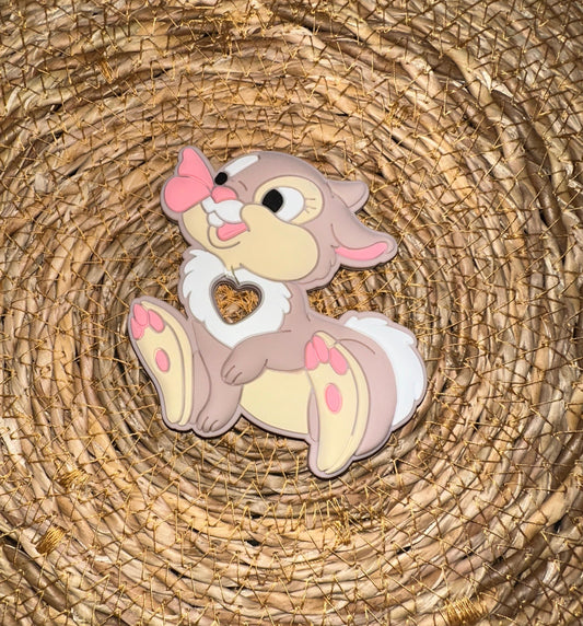 Mordedor Miss Bunny para Bebé - Silicona Segura y Libre de BPA