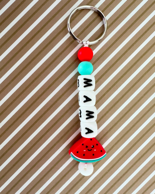 Llavero Personalizado Sandia – Silicona Segura, Resistente y Libre de BPA