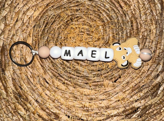 Llavero Personalizado Rey Leon – Silicona Segura, Resistente y Libre de BPA